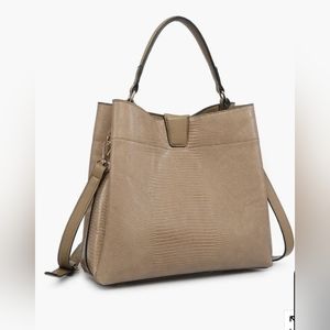 BRAND NEW Jen & Co Tati Lizard Satchel